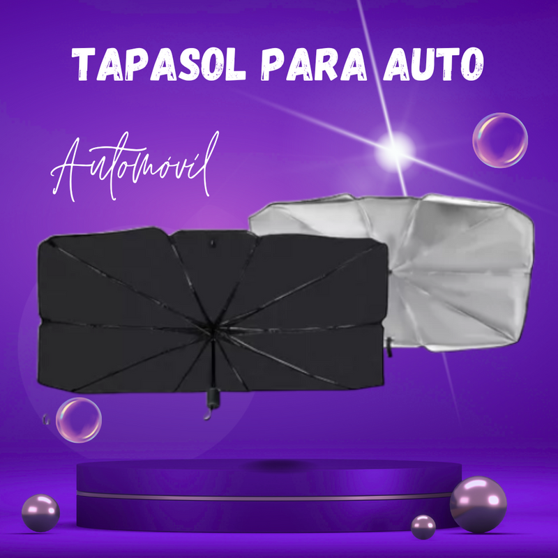 TAPA SOL RETRACTRIL PARA CARRO- FUNDA DE CUERO DE REGALO